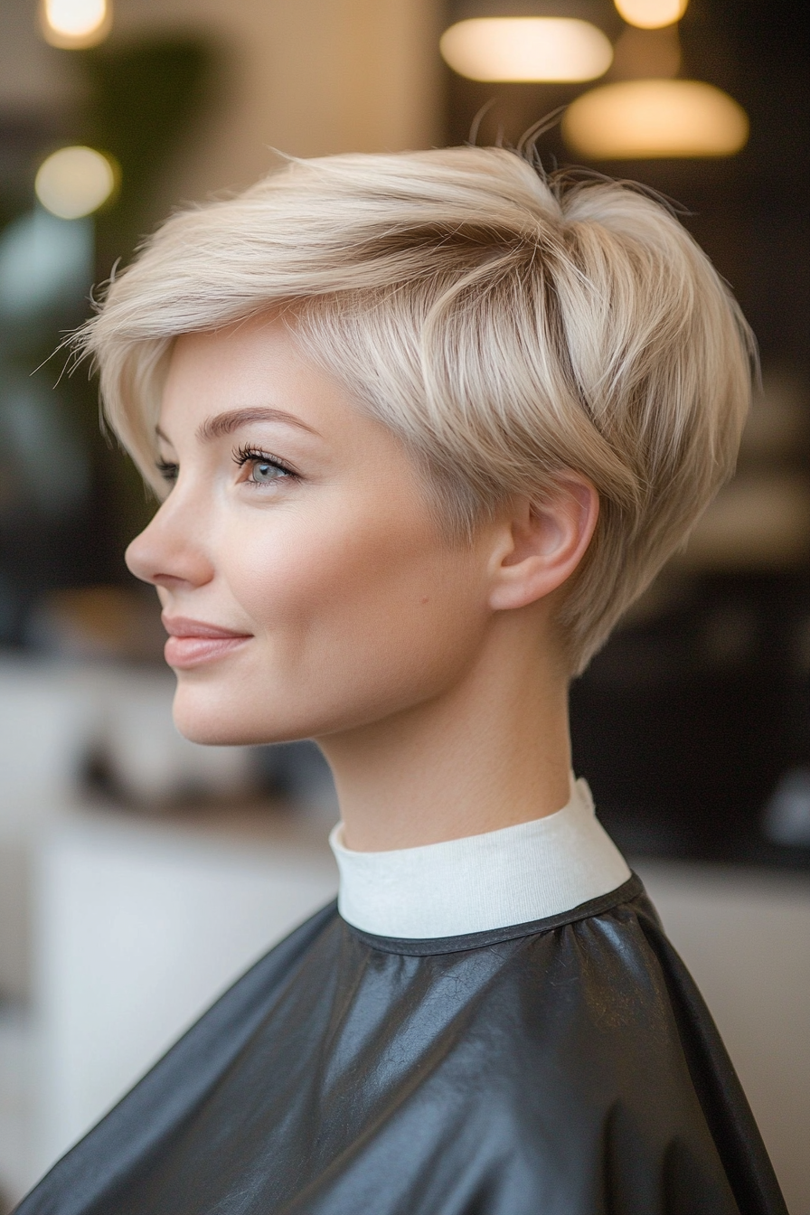 2. Ash Blonde Tapered Pixie (Short Pixie Haircuts) - Short Pixie Haircuts