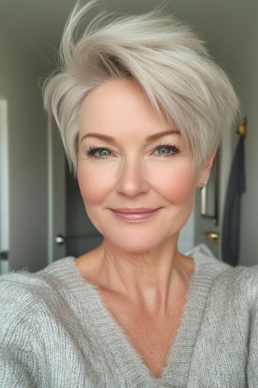 20. Rounded Bob with Dark Chocolate (Short Hairstyles For Women Over 50 With Thin Hair) - Short Hairstyles For Women Over 50 With Thin Hair