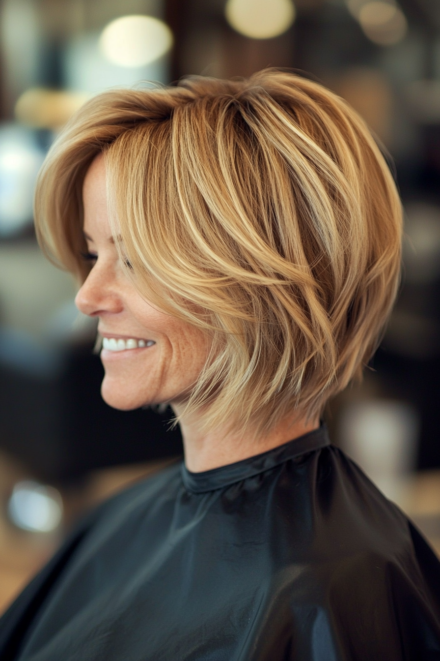 11. Sandy Blonde Wispy Bob (Inverted Bob Haircuts) - Inverted Bob Haircuts
