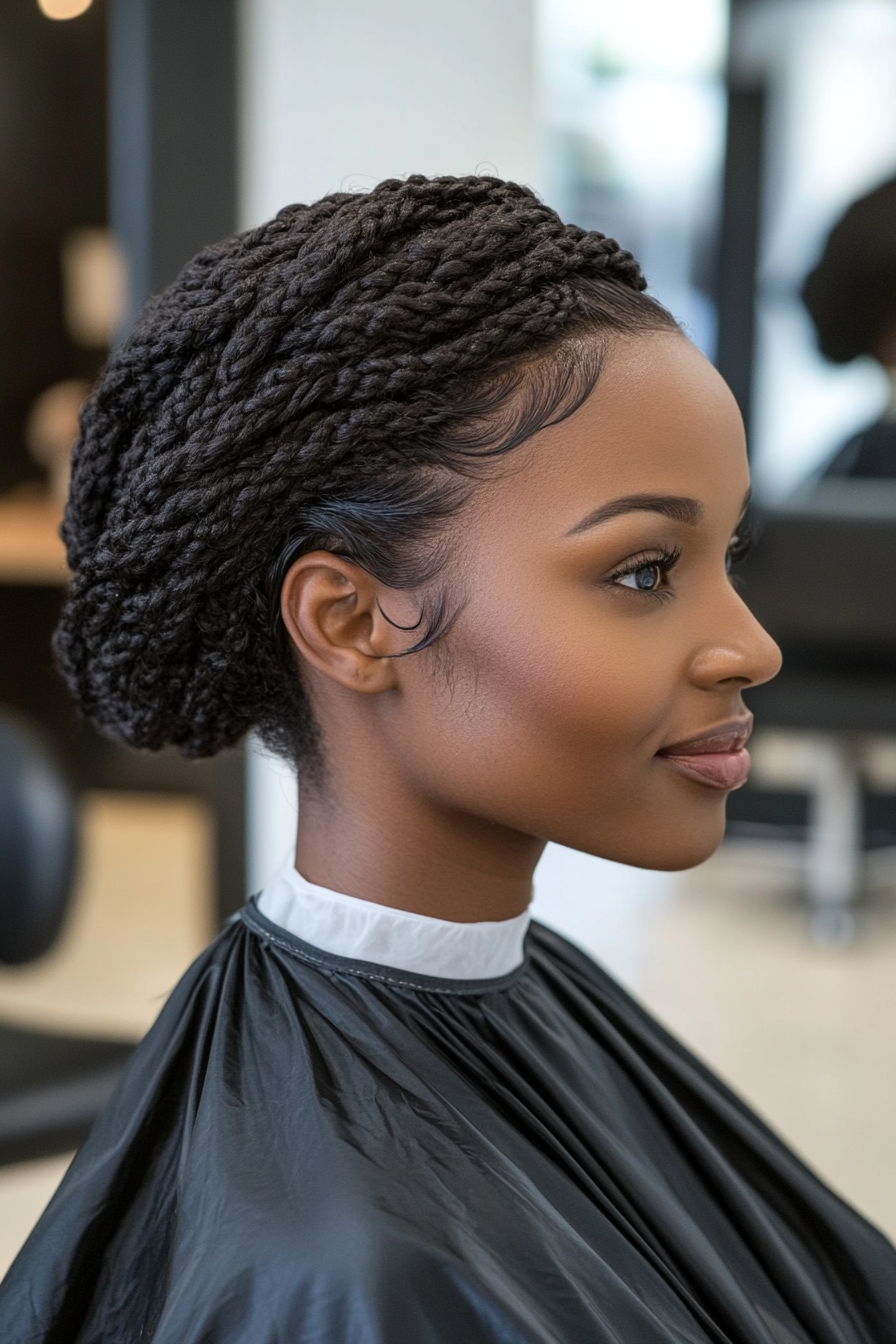 25. Sandy Brown Elegant Twist (Hair Up Hairstyles) - Hair Up Hairstyles