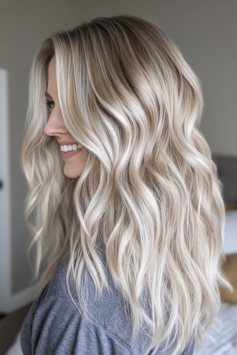 11. Light Ash Blonde Soft Waves (Loose Hairstyles) - Loose Hairstyles