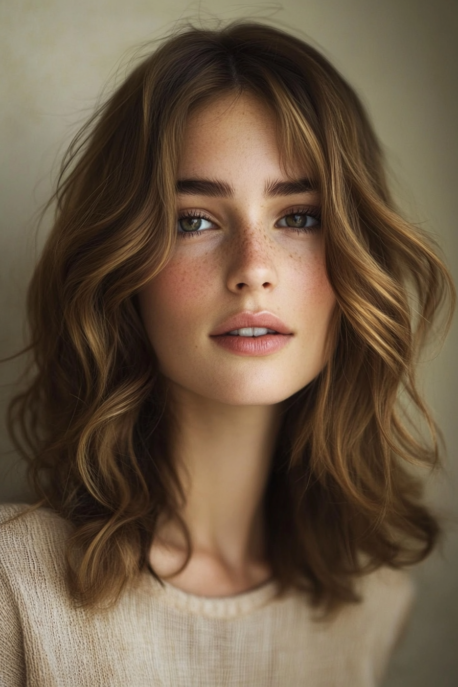20. Drifting Waves – Soft Caramel (Beach Hairstyles) - Beach Hairstyles