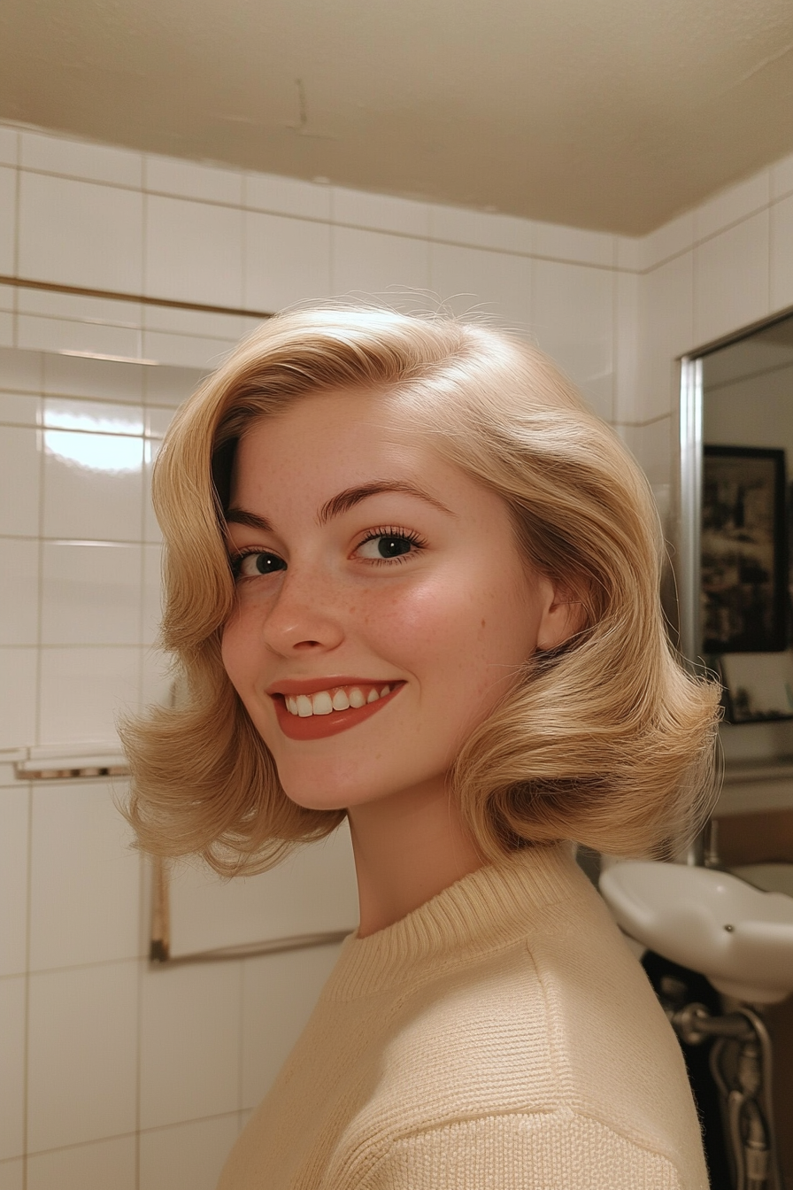11. Vintage Blonde Tapered Cut (Blonde Haircuts) - Blonde Haircuts