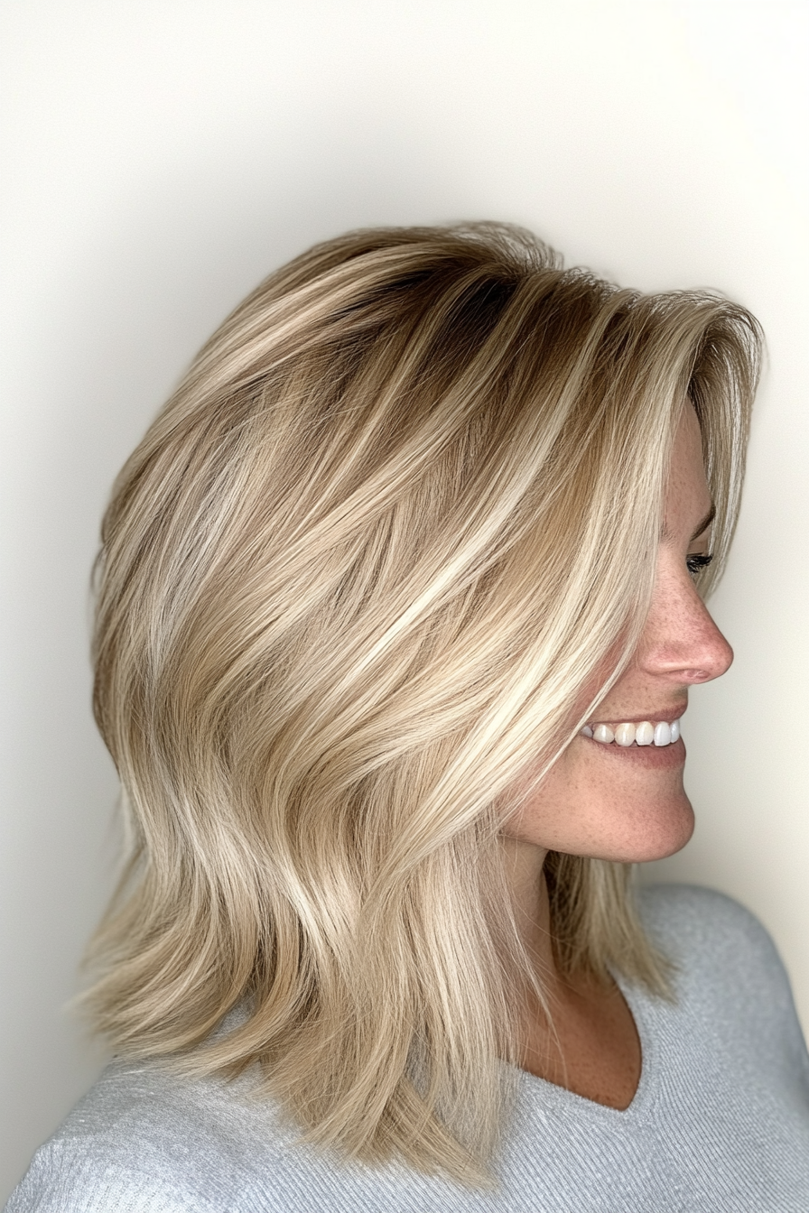 22. Subtle Blonde Asymmetrical Cut (Blonde Haircuts) - Blonde Haircuts