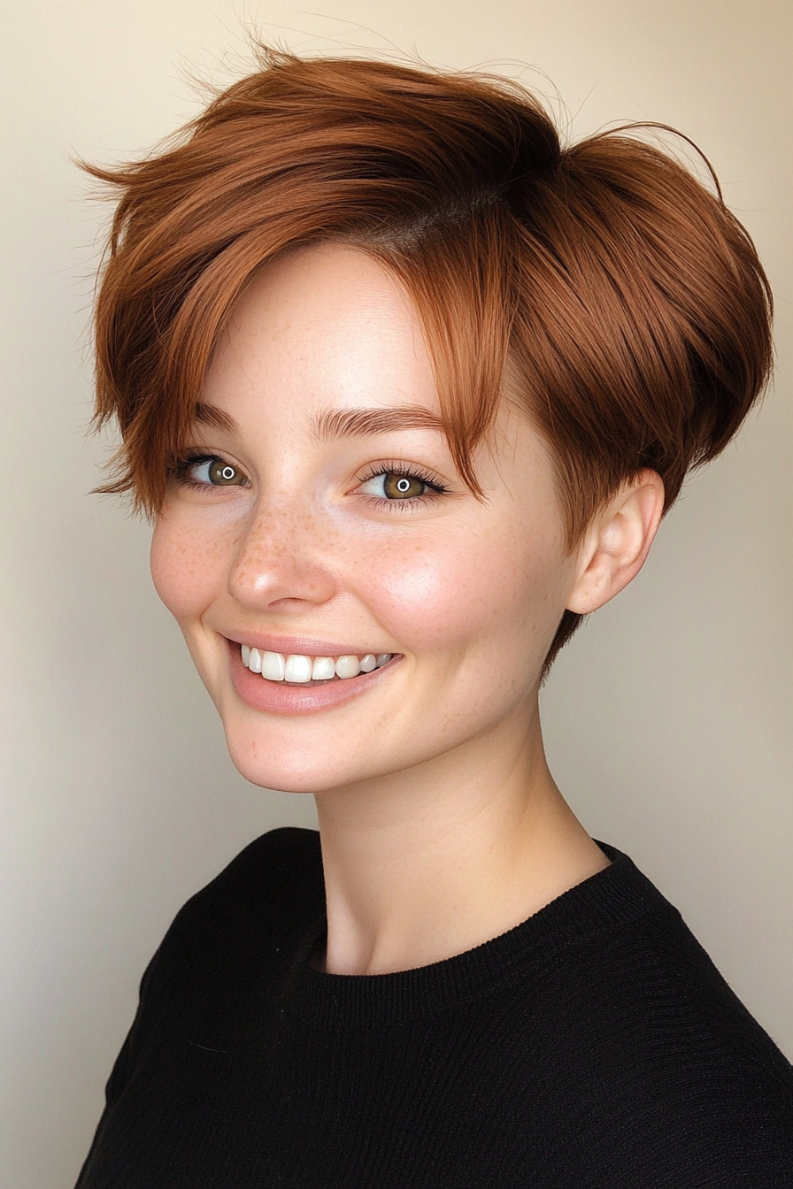 2. Classic Chestnut Crop (Pixie Haircuts) - Pixie Haircuts