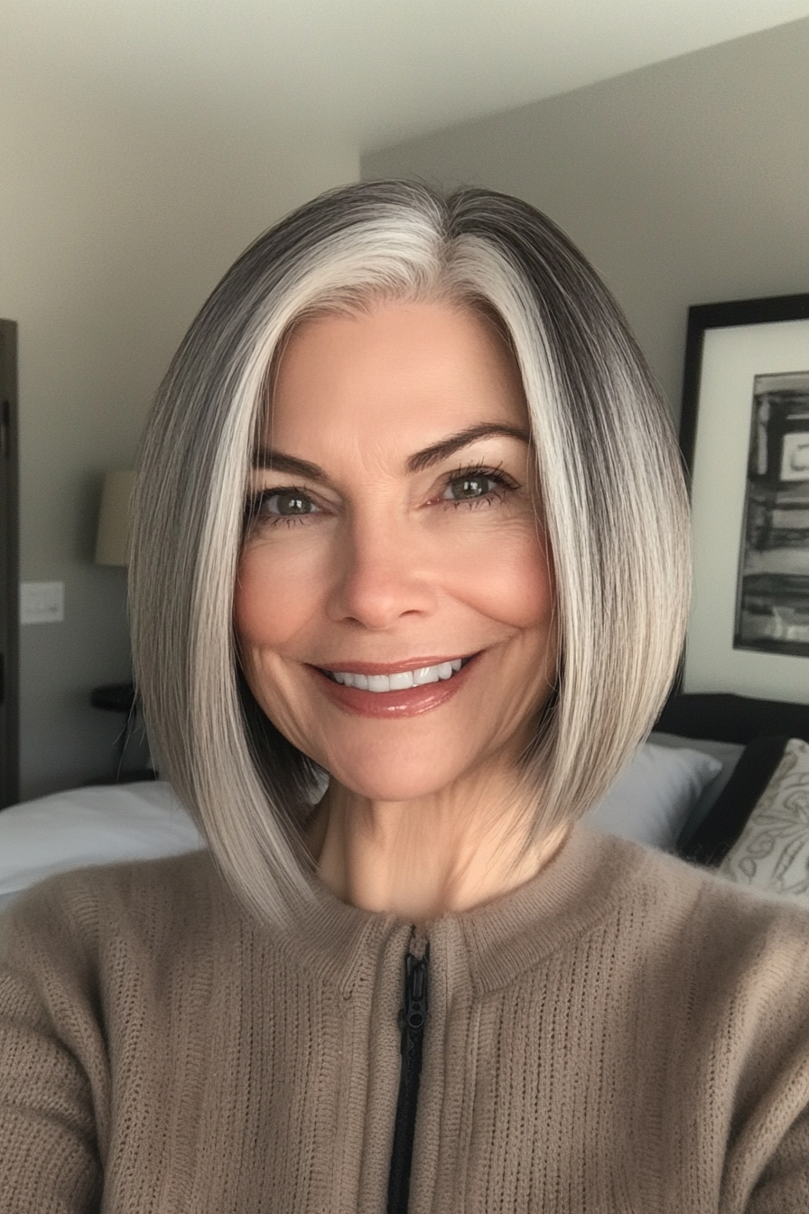 23. Classic Bob with Dark Ash Blonde (Bob Hairstyles For Women Over 50) - Bob Hairstyles For Women Over 50