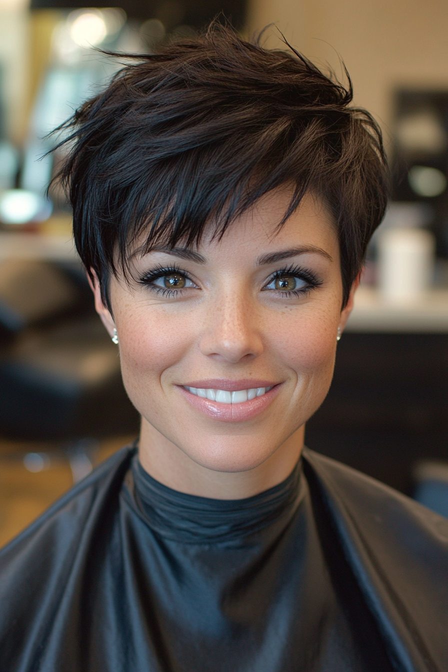13. Raven Tapered Pixie with Volume (Very Short Pixie Haircuts) - Very Short Pixie Haircuts