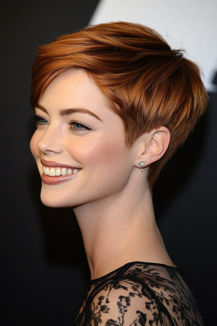 23. Soft Auburn Classic Pixie (Very Short Pixie Haircuts) - Very Short Pixie Haircuts