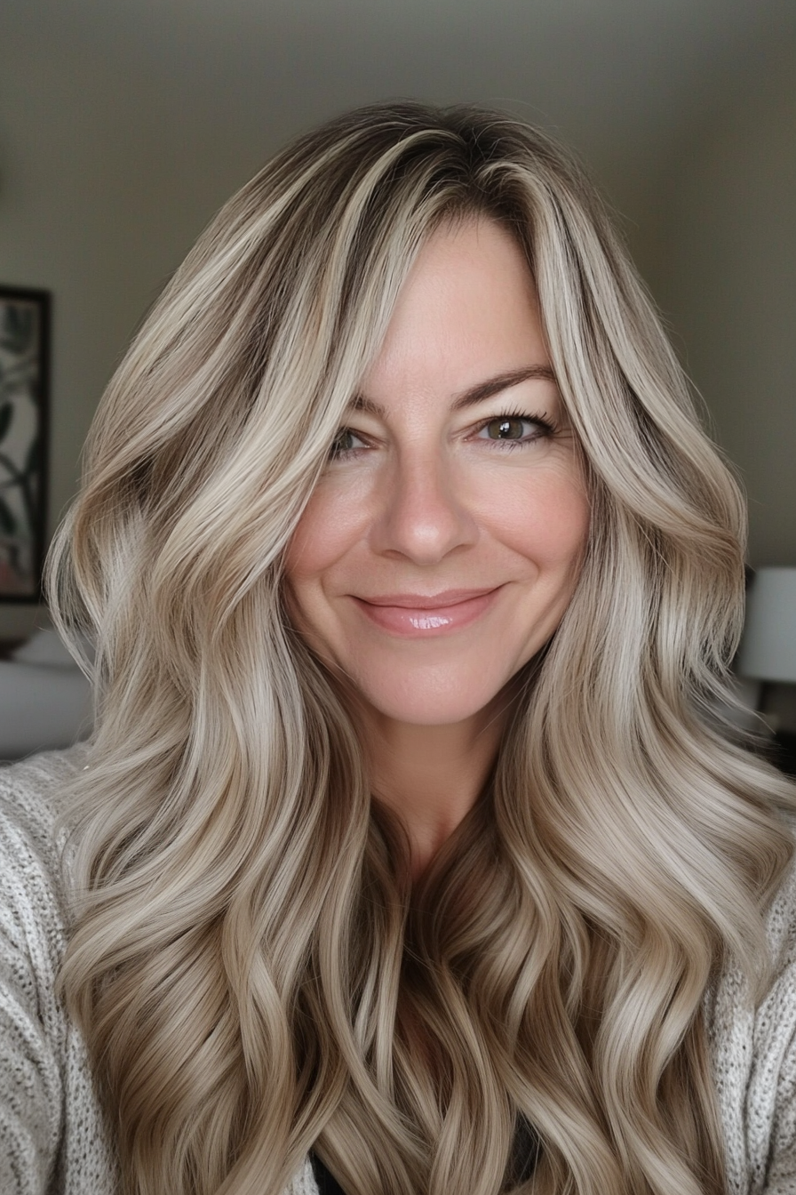 20. Soft Waves in Beige Blonde (Haircuts Women Over 40) - Haircuts Women Over 40