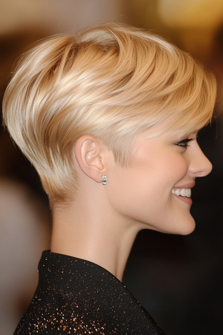 20. Honey Blonde Classic Crop (Short Blonde Haircuts For Fine Hair) - Short Blonde Haircuts For Fine Hair
