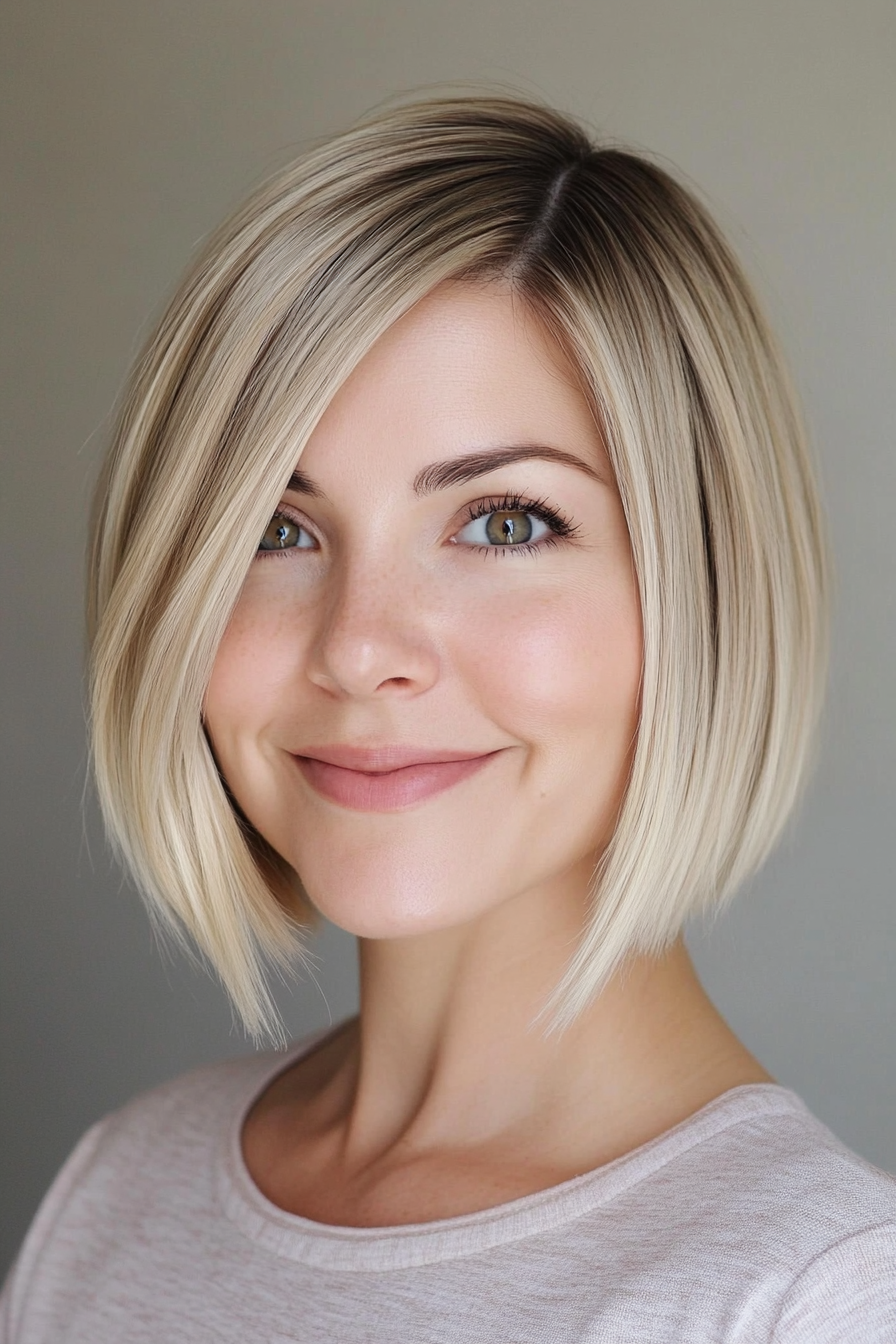21. Soft Blonde Inverted Bob (Short Blonde Haircuts For Fine Hair) - Short Blonde Haircuts For Fine Hair