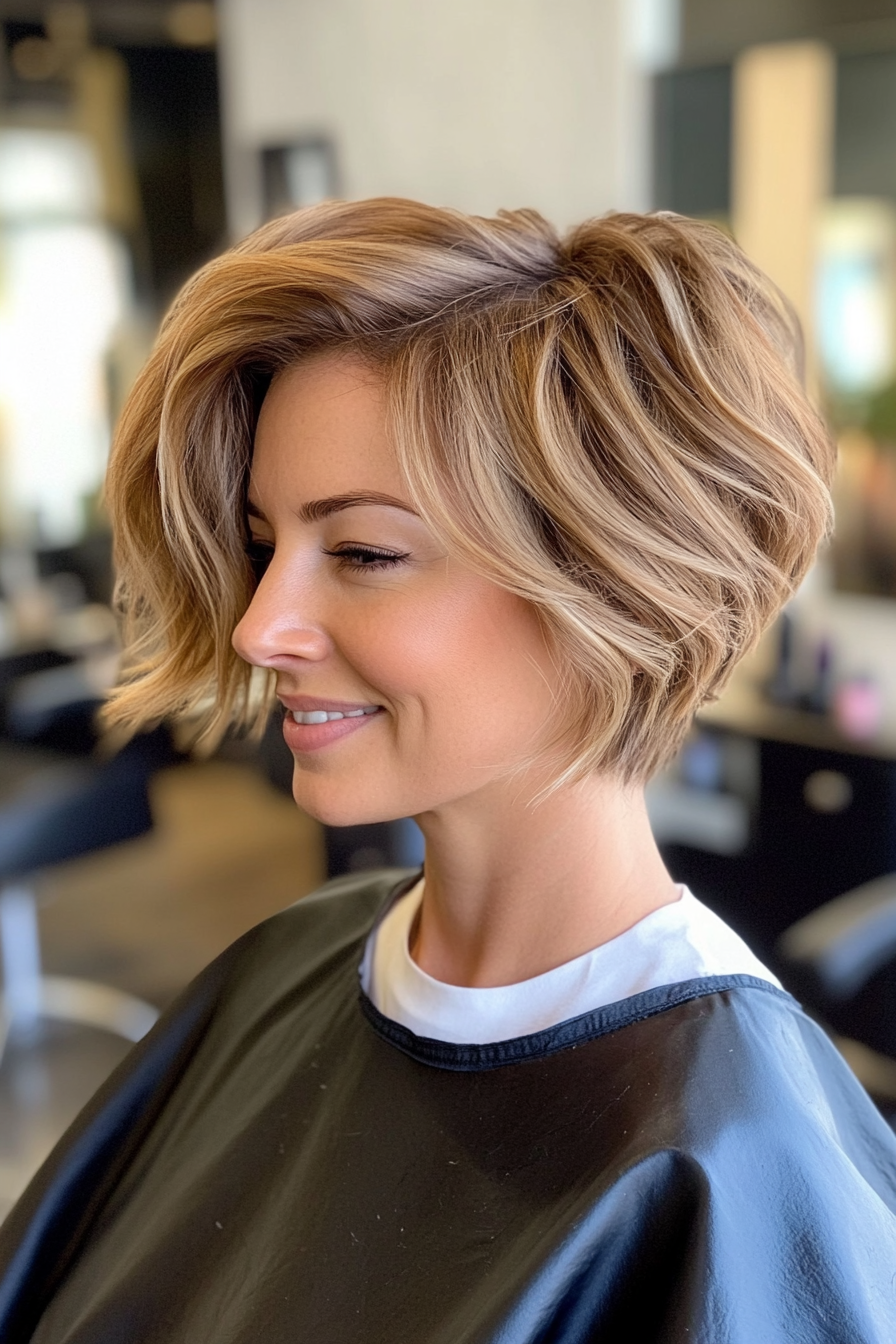 8. Honey Blonde Wavy Pixie (Classy Short Haircuts For Women) - Classy Short Haircuts For Women