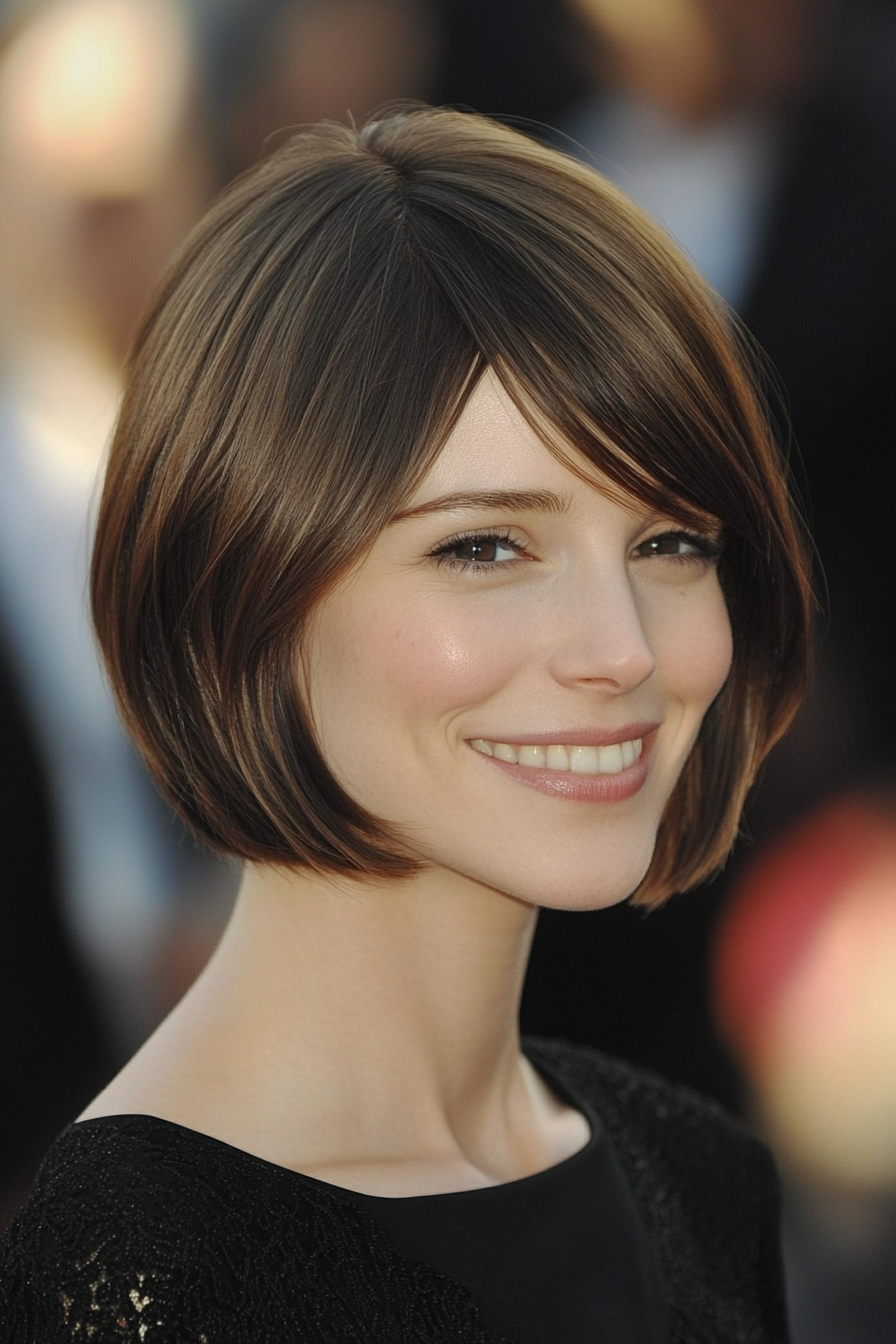 9. Sandy Brown French Bob (Classy Short Haircuts For Women) - Classy Short Haircuts For Women